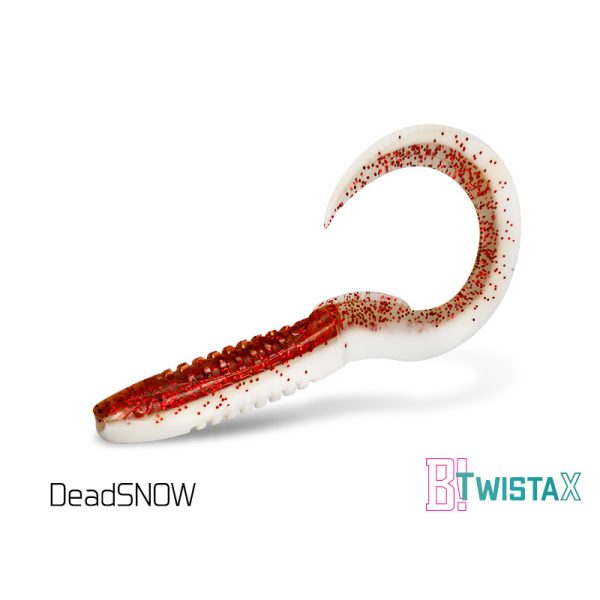 Delphin TwistaX Eeltail UVs - DeadSnow 6cm Plastová Nástraha 5ks