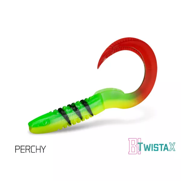 Delphin TwistaX Eeltail Uvs Top Mix 6cm Plastová Nástraha 5ks - Perchy, Candy, Booty, Redface, Firedot