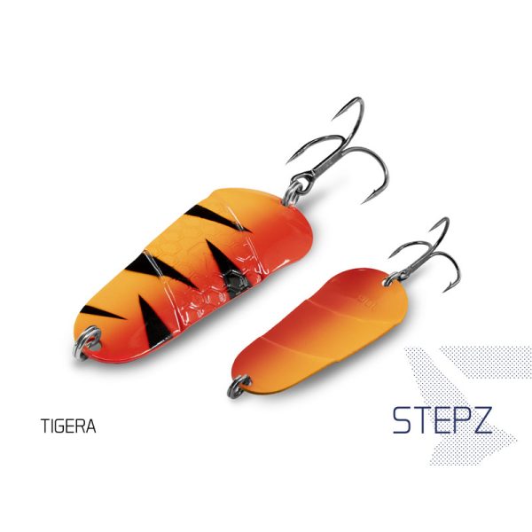 Delphin Stepz StripScale Plávajúca Lyžička #2 10g Tigera