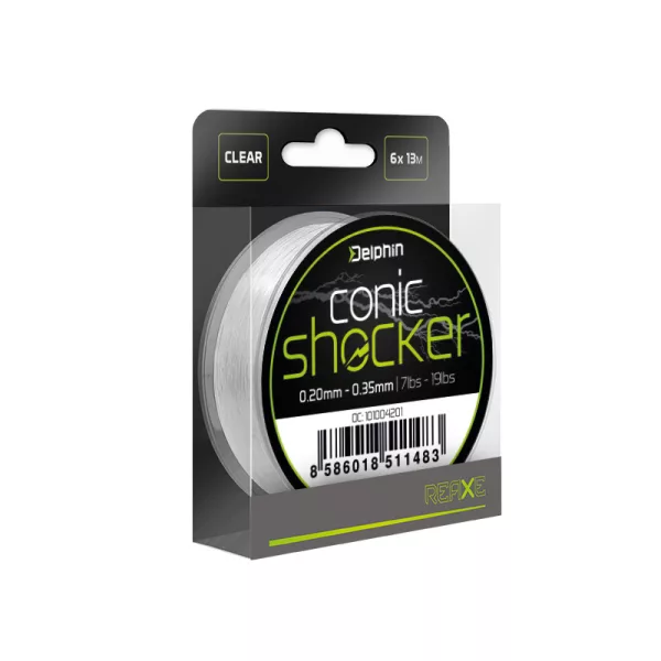 Delphin Kužeľovitá Odhodová Šnúra Conic Shocker Reaxe 6x13m 0,22mm-0,40mm