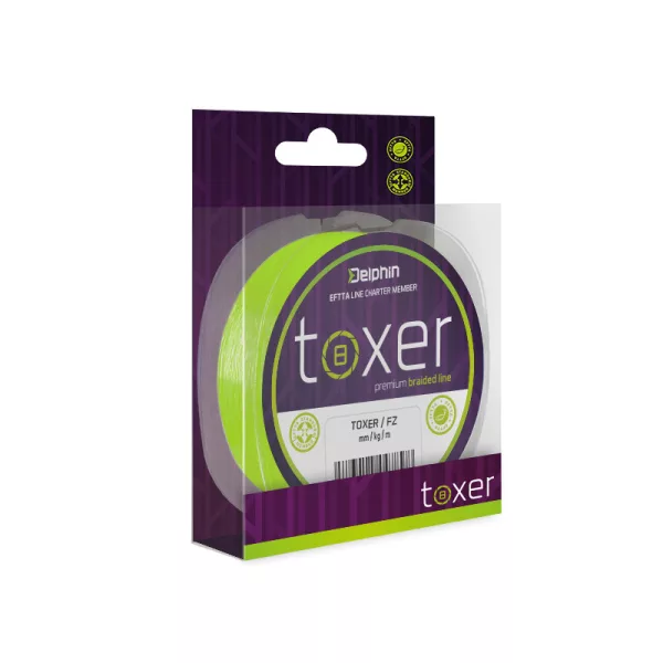 Delphin TOXER Pletená šnúra 0,20mm 11kg 80m