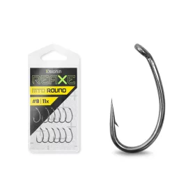   Delphin Reaxe MTD Round Očkový, Ostnatý Feeder Háčik #10 11ks