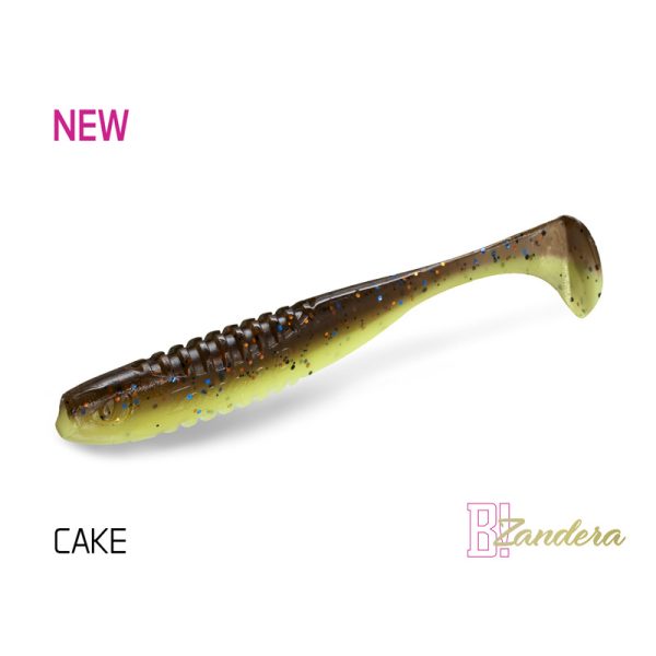 Delphin Zandera UVs Cake 10cm Plastová Nástraha 5ks