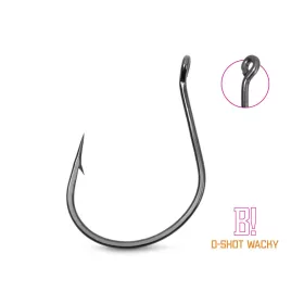   Delphin B! D-Shot Wacky 2 Dropshot háčik s očkom a protihrotom 8ks