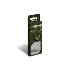   Delphin Braided Sting Feeder Rig 12cm Pletený Nadväzec 6 Turner Háčik 10ks