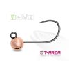 Delphin T-Area BL Tungsten Jig 4mm 0,6gr 6 Medená Micro Jig Hlavička 5ks