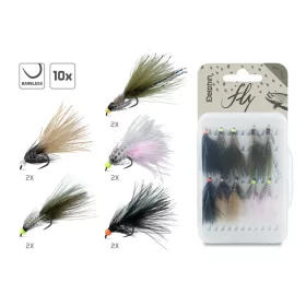 Delphin Fly Wild Trout Műlégy Készlet 10db
