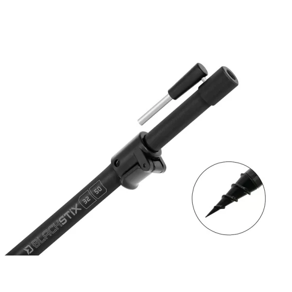 Delphin BlackStix Zemná tyč 80-130cm