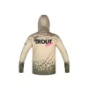 Delphin UV Armor 50+ Trout Kapucnis Hosszúujjú Póló 3XL