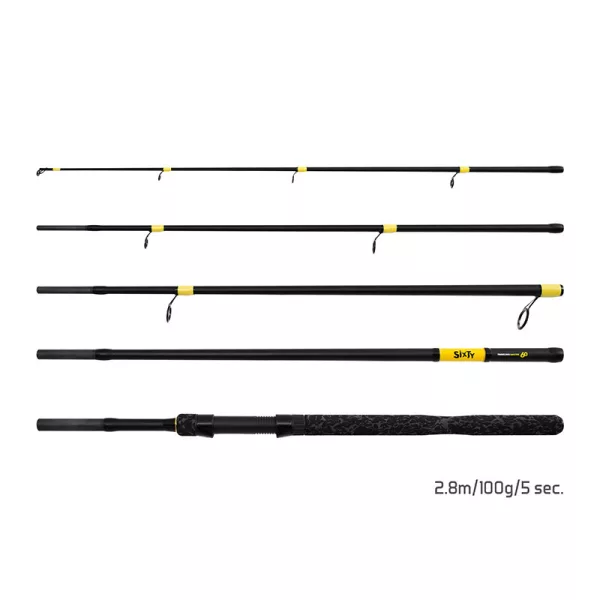 Delphin Sixty 2,80m 100gr 5 részes Pergető Bot