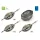 Delphin Method Quix Reaxe Feeder L 3+1 Method Kosár Szett Töltőszerszámmal 30gr, 40gr, 50gr