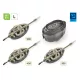 Delphin Method Quix Reaxe Feeder L 3+1 Method Kosár Szett Töltőszerszámmal 30gr, 40gr, 50gr