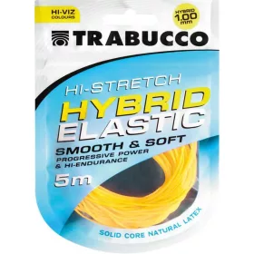   Trabucco HI-Stretch Hybrid Elastic 1,0 mm Hybridná guma do biča 5m
