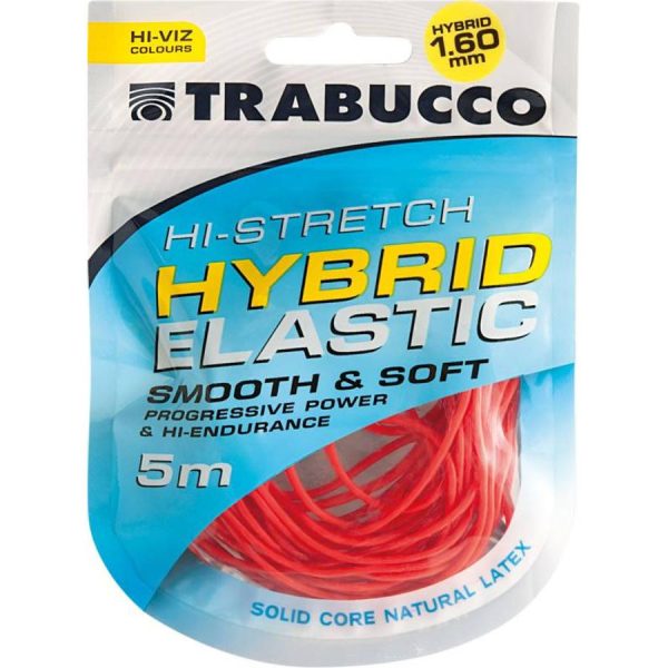 Trabucco HI-Stretch Hybrid Elastic 1,6mm Hybridná guma do biča 5m