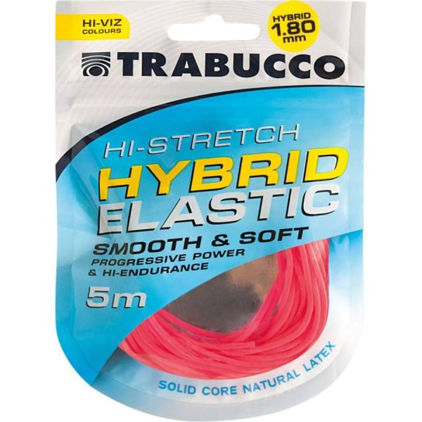 Trabucco HI-Stretch Hybrid Elastic 1,8mm Hybridná guma do biča 5m