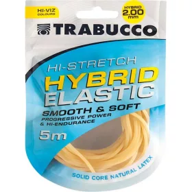   Trabucco HI-Stretch Hybrid Elastic 2,0mm Hybridná guma pre delený prút 5m