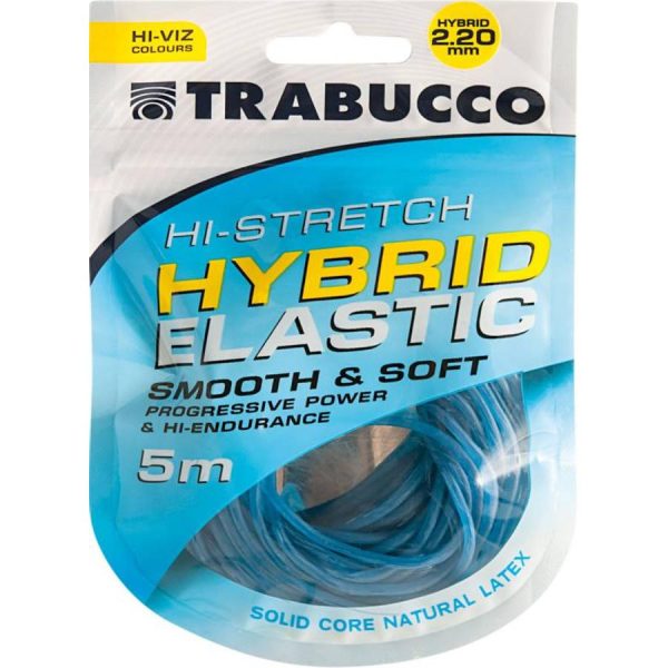Trabucco HI-Stretch Hybrid Elastic 2,2mm Hybridná guma pre delený prút 5m