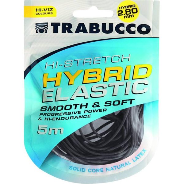 Trabucco HI-Stretch Hybrid Elastic 2,6mm Hybridná guma pre delený prút 5m