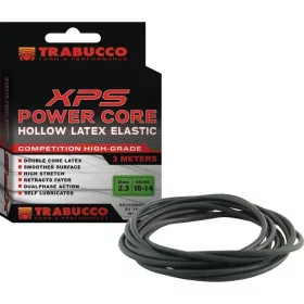 Trabucco Power Core HW Elastic 2,5mm Čierna dutá guma 3m