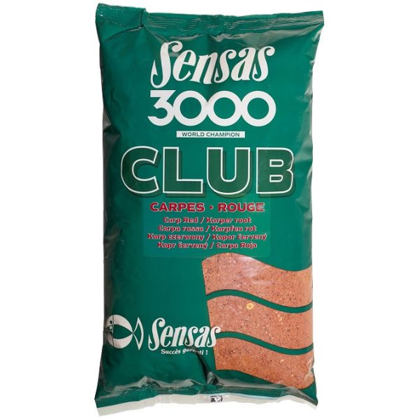Sensas 3000 Club Kapor - Veľká Ryba Červené Krmivo 1kg