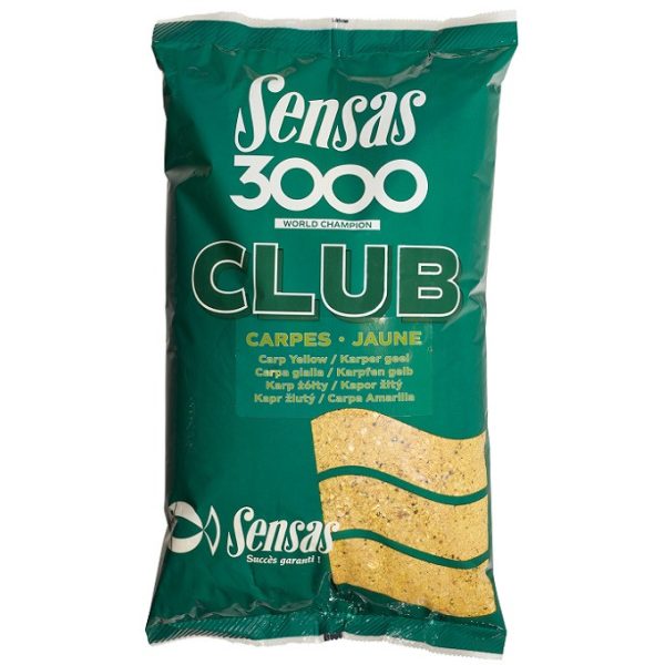 Sensas 3000 Club Kapor - Veľká Ryba Žlté Krmivo 2,5kg