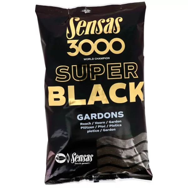 Sensas 3000 Super Black Roach Krmivo 1kg