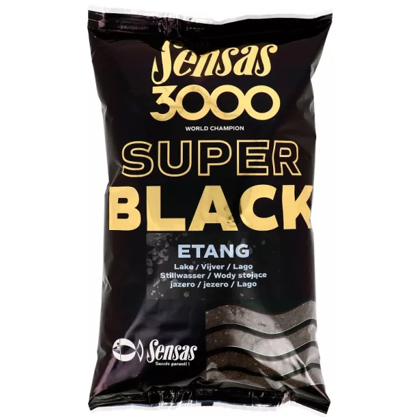 Sensas 3000 Super Black Lake Krmivo 1kg