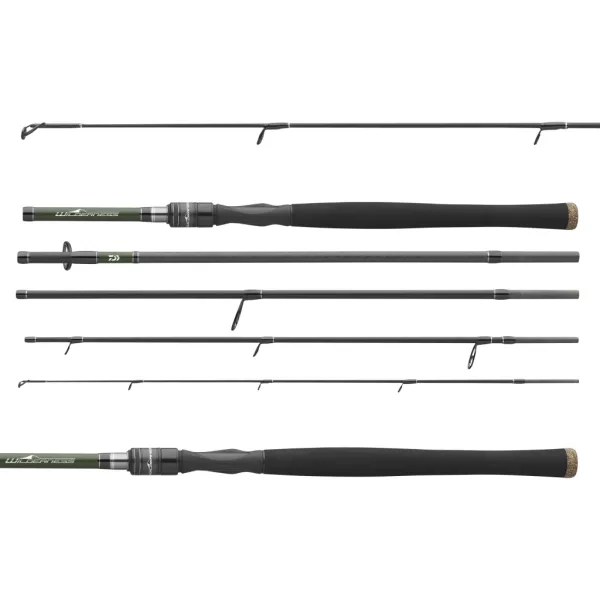 Daiwa Wilderness Travel 2,30m 7-32gr 5 részes Pergető Bot