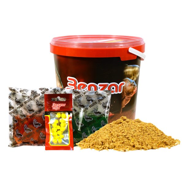 Benzar Mix Instant Groundbait Mix Kapor Vedrové Krmivo s Nástrahami 3kg
