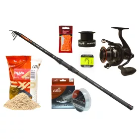   Carp Expert Silver Carp Power Tele Busázó Szett Etetőanyaggal