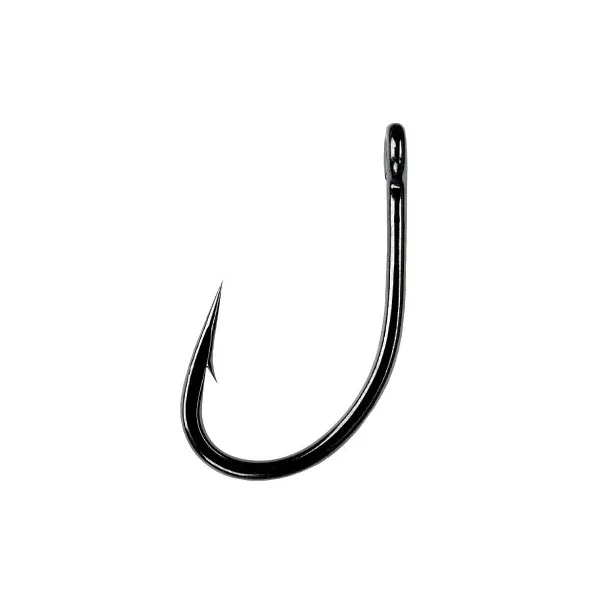 Gamakatsu G-Carp super Čierny 8 10ks/balenie Feeder háčik s očkom a protihrotom