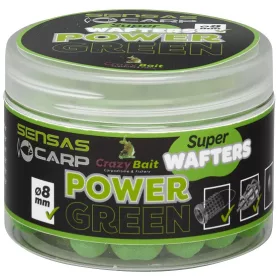 Sensas Wafters Super Power Green Cesnak 8mm Wafters 80gr