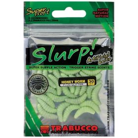   Trabucco Slurp Bait Honey Worm Fluo Glitter Fluo Včelia larva 30ks