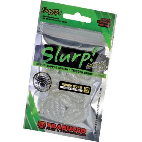   Trabucco Slurp Bait Honey Worm XL Silver Glitter Včelia larva 25ks