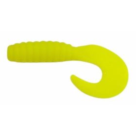  Trabucco Yummy Bait Curly Tail Žltá 4cm Plastová nástraha 8ks