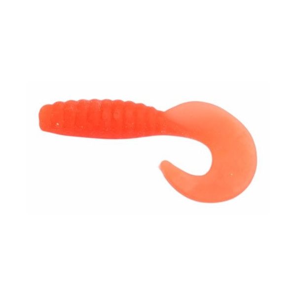 Trabucco Yummy Bait Curly Tail Oranžová 4cm Plastová nástraha 8ks