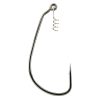 Gamakatsu Worm EWG Hooks Spring Lock Black #4/0 háčik