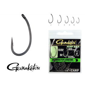   Gamakatsu G-Carp Hump Back Čierny 6 10ks/balenie S očkom Mikro protihrot Háčik na boilies