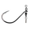 Gamakatsu Preda Swivel Shot Black Hooks #1/0 Háčik s obratlíkom