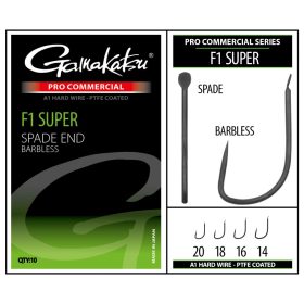   Gamakatsu Coars Pro-C F1 Super Spade A1 PTFE BL Háčik s lopatkou bez protihrotu #20