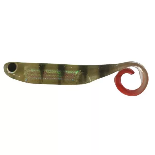 Rapture Power Minnow Curly Tail 7,5cm Perch Plastová nástraha 6db