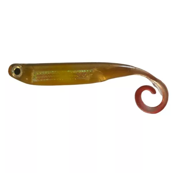 Rapture Power Minnow Curly Tail 7,5cm Brownie Plastová nástraha 6db