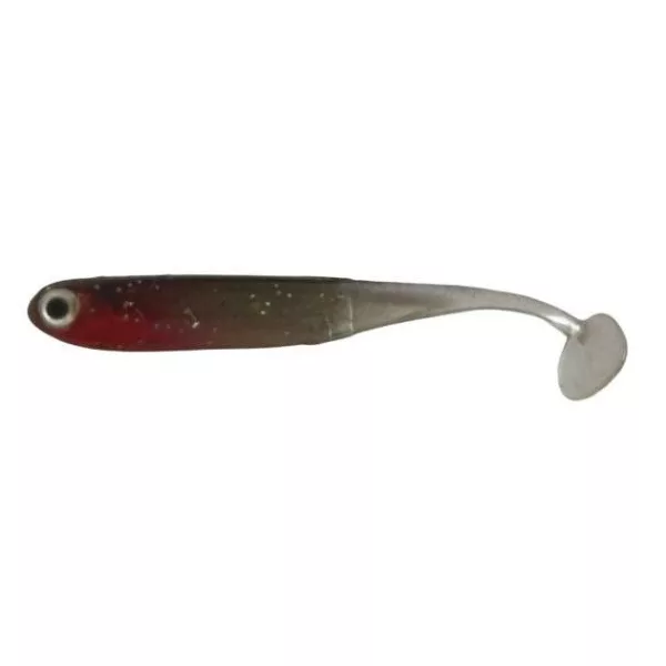 Rapture Mini Minnow Shad Tail 4,5cm Hot Silver Mäkká gumová nástraha 6db