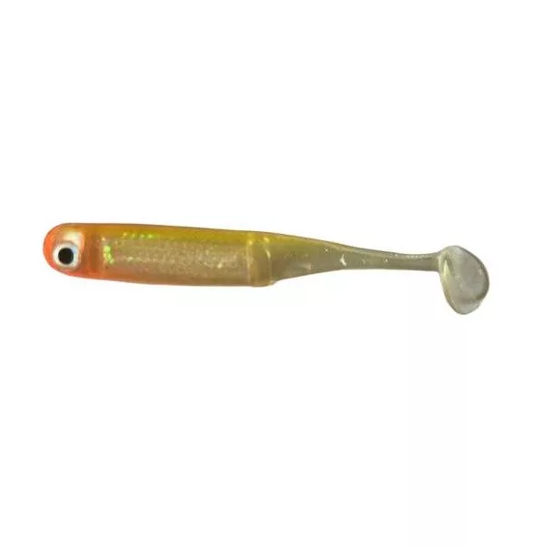 Rapture Mini Minnow Shad Tail 4,5cm Clown Chart Mäkká gumová nástraha 6db