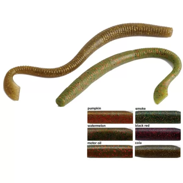 Rapture W. Nightcrawler P.T. 15cm Tekvicová Mäkká gumená nástraha 10ks