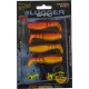 Rapture Slugger Shad Set 5,5cm Ohnivo žltá 4+2ks Súprava Umelých Nástrah