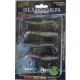 Rapture Slugger Shad Set 7,5cm Zelený lesk 4+2ks Súprava Umelých Nástrah
