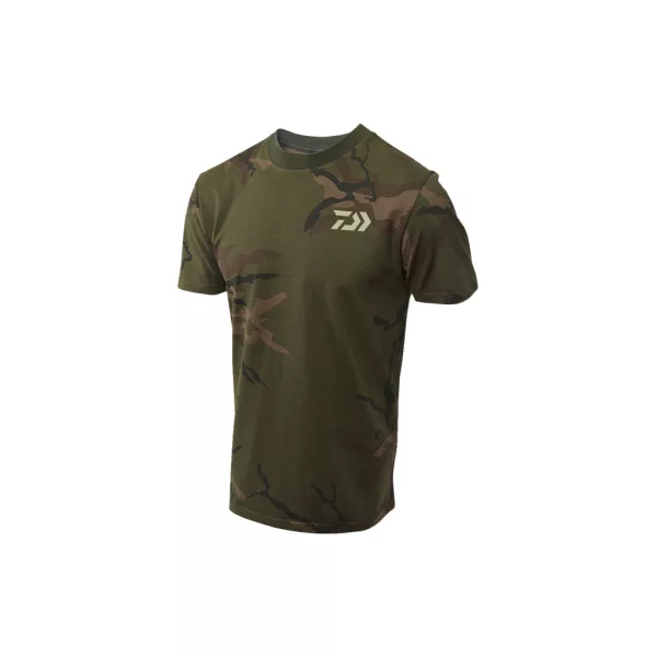 Daiwa Carp Camo Green Camo Póló 2XL