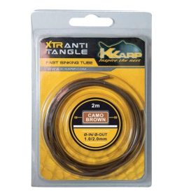   K-Karp XTR Sinking Tube Hnedá 1,0-2,0mm Hadička proti zamotaniu 2m