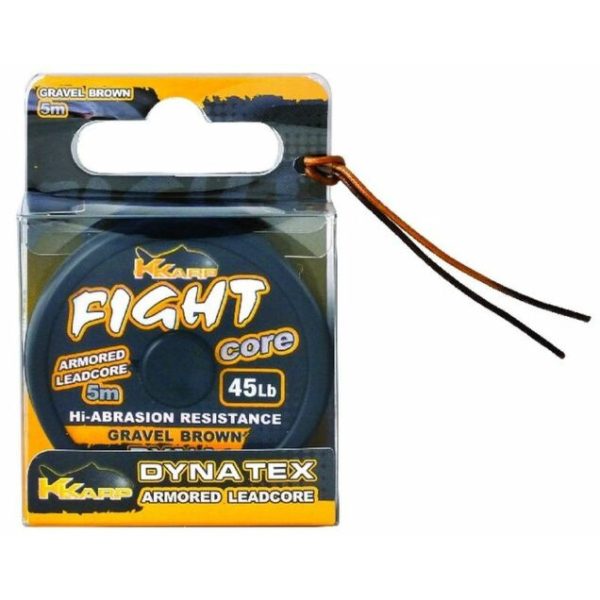K-Karp Dyna Tex Fight Core 5m 45lb Camou Hnedý Nadväzec